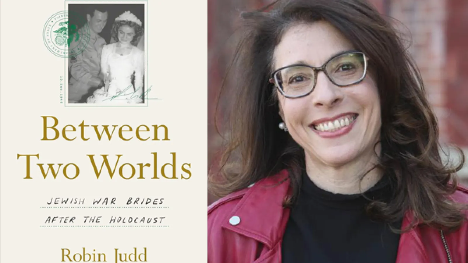 Between Two Worlds Book Cover and Dr. Robin Judd