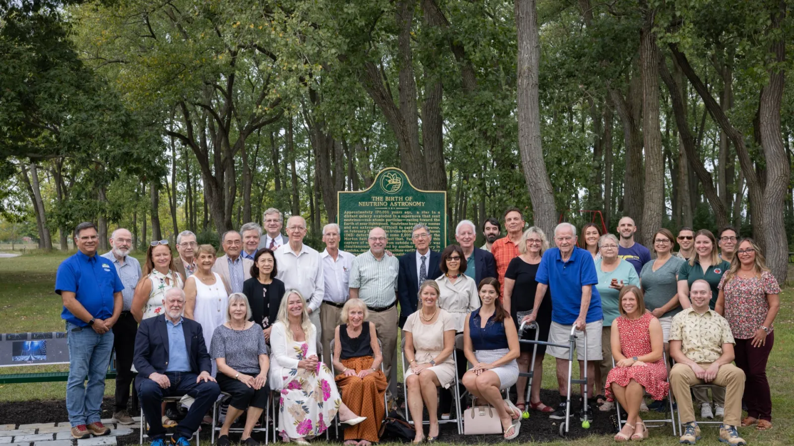 Members of the Ohio Dept. of Natural Resources and American Physical Society