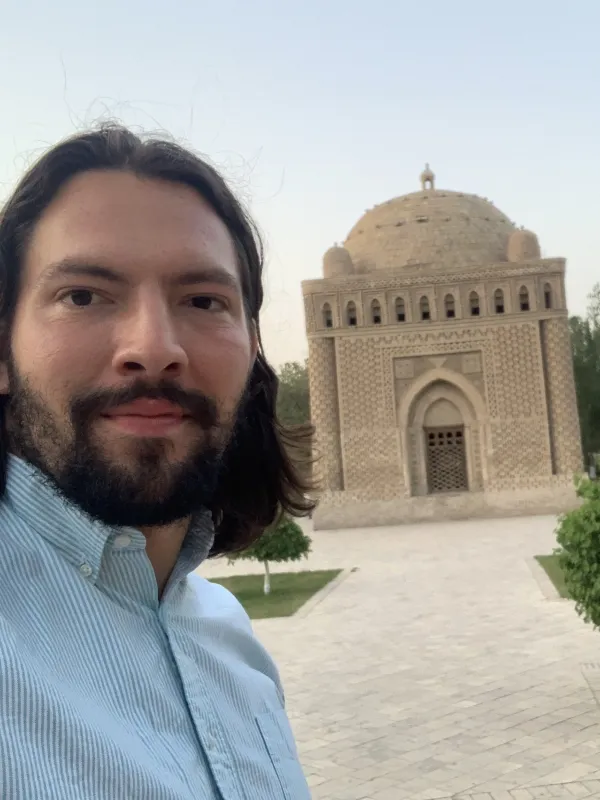 Henry Misa in Bukhara, Uzbekistan